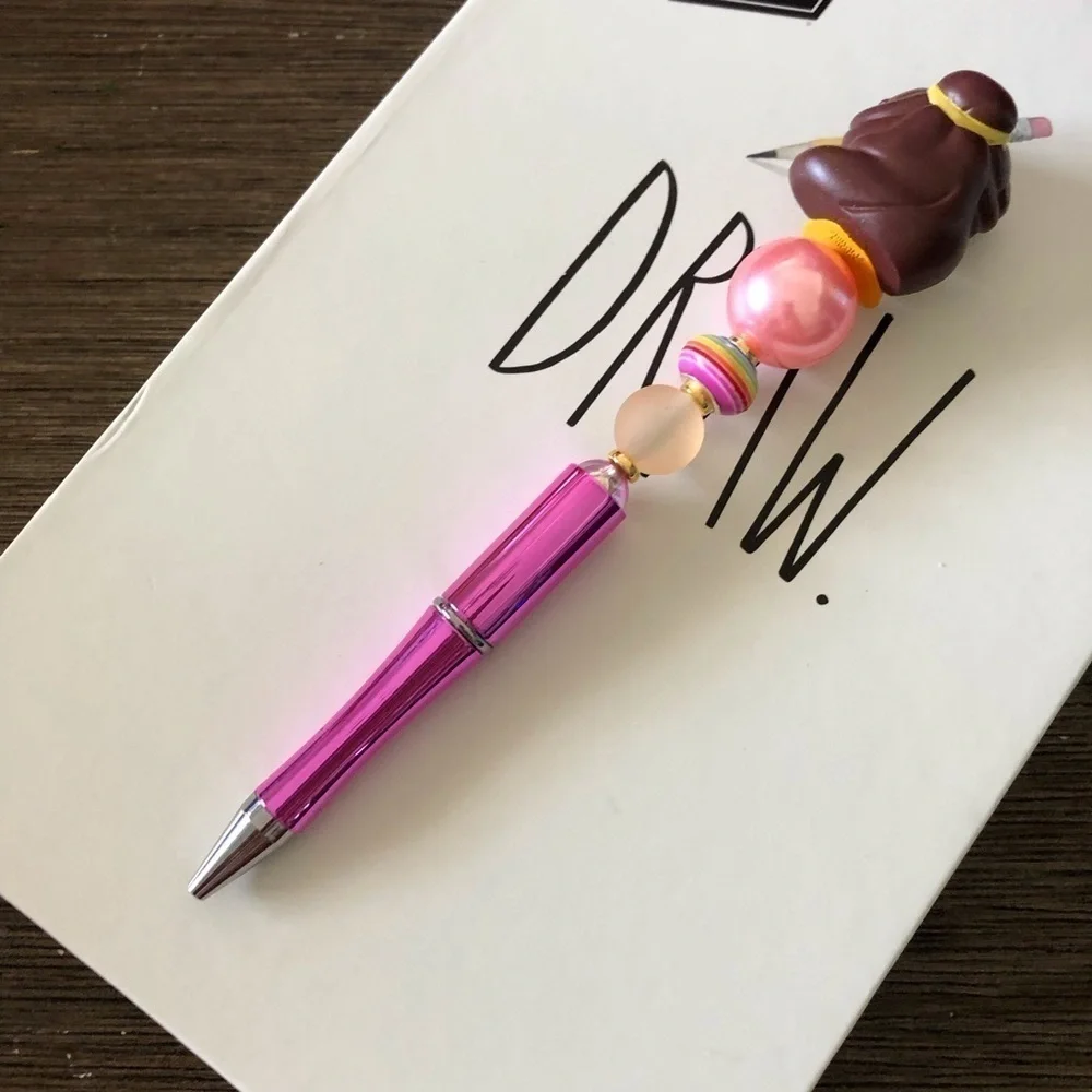 Disney Doorables: Beauty & the Beast: Belle handmade beaded pen